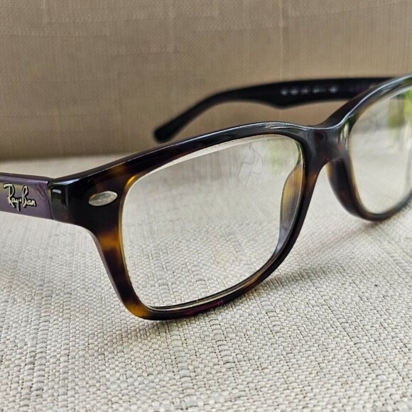 Ray-Ban Women Glasses Frame Purple Arms Brown Tortoise Eyeglasses RB1531 48[]16 - Picture 5 of 11